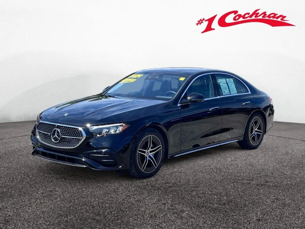 Used 2024 BLK/Black Mercedes-Benz E 350 image 12