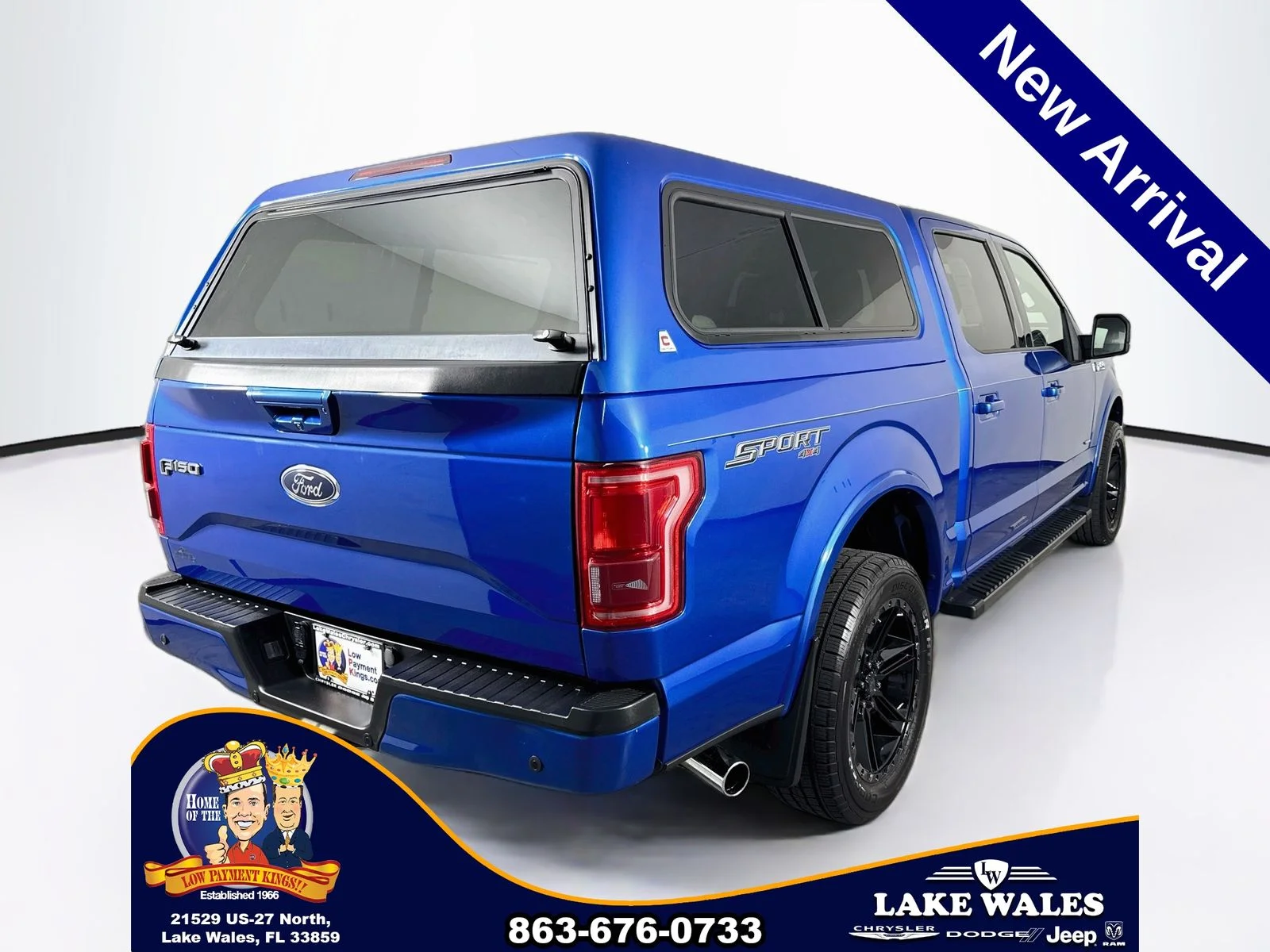 Certified Used 2016 Blue Ford Lariat image 7