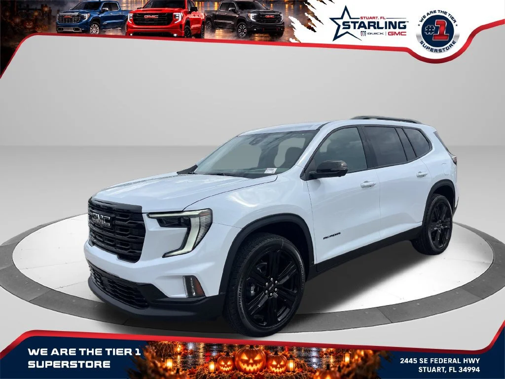 New 2027 Glacier White Tricoat GMC Elevation image 1