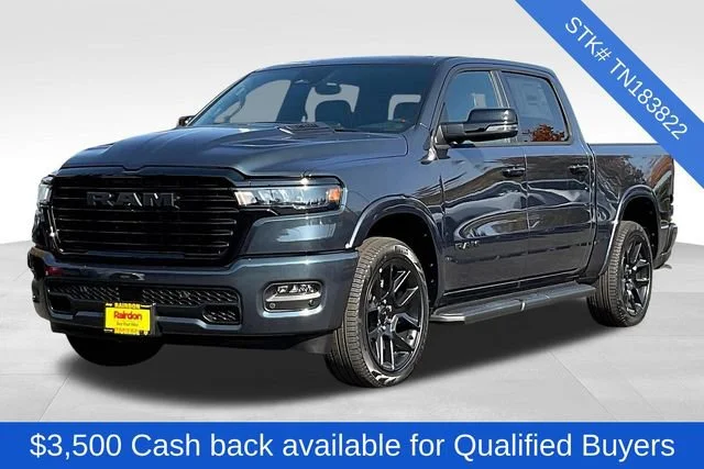 New 2026 Forged Blue Metallic Exterior Paint RAM Laramie image 2