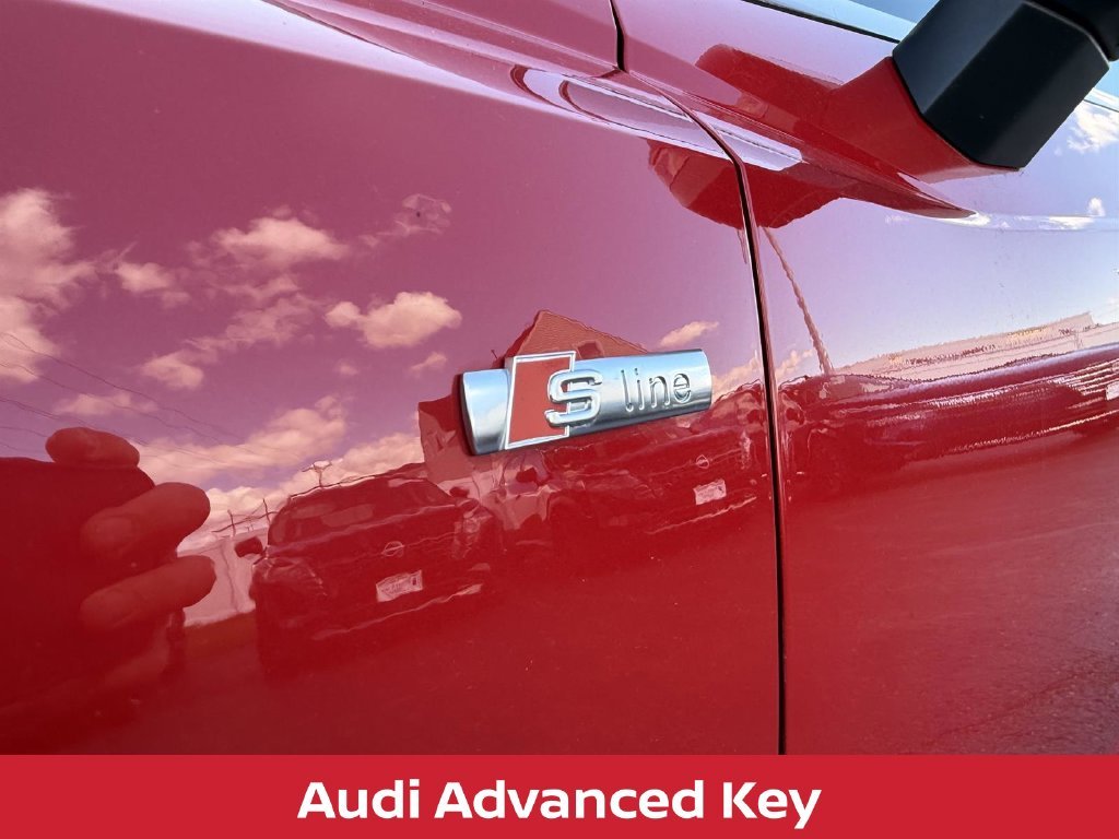 Used 2023 Tango Red Metallic Audi Premium S-LINE W/HEATED SEATS & PANORAMIC ROOF image 17