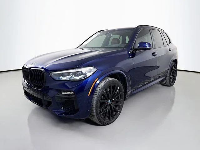 Used 2021 Blue BMW M50i image 1