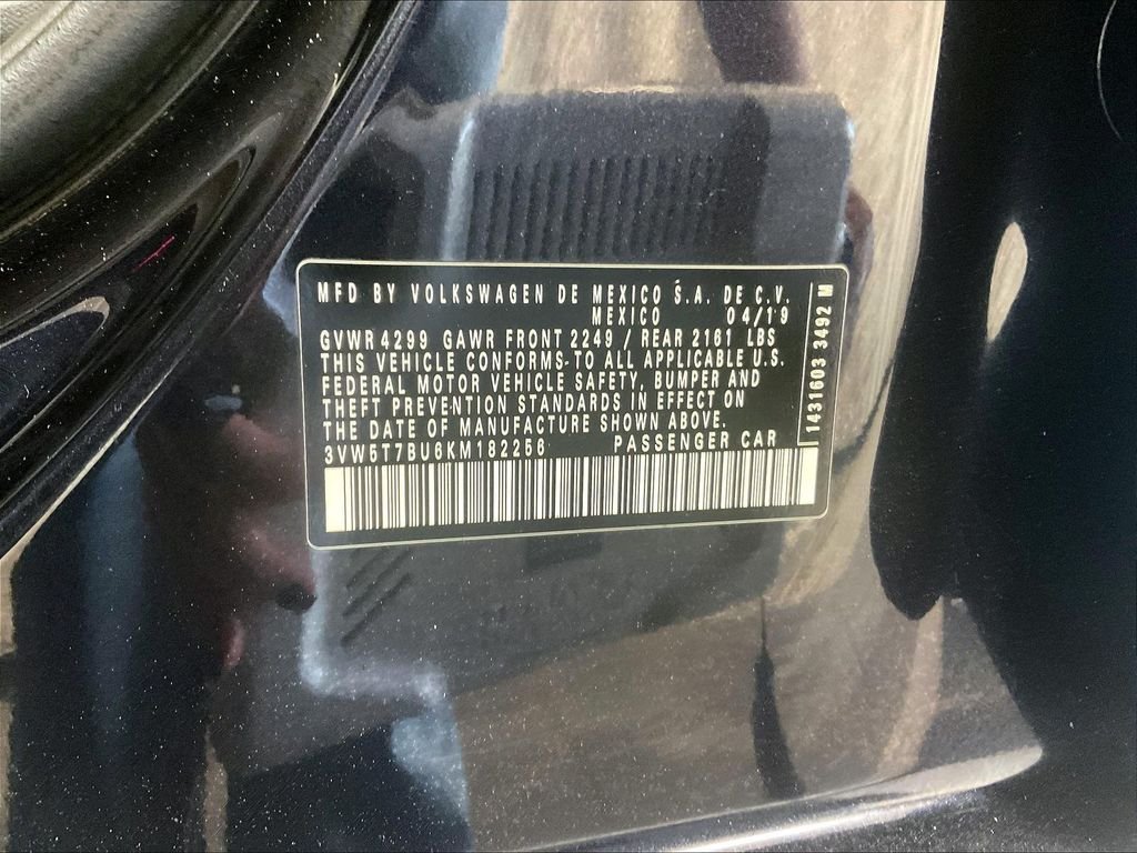 Used 2019 Black Volkswagen 2.0T S image 34