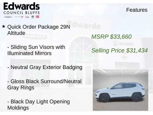 New 2026 White Jeep Latitude image 9