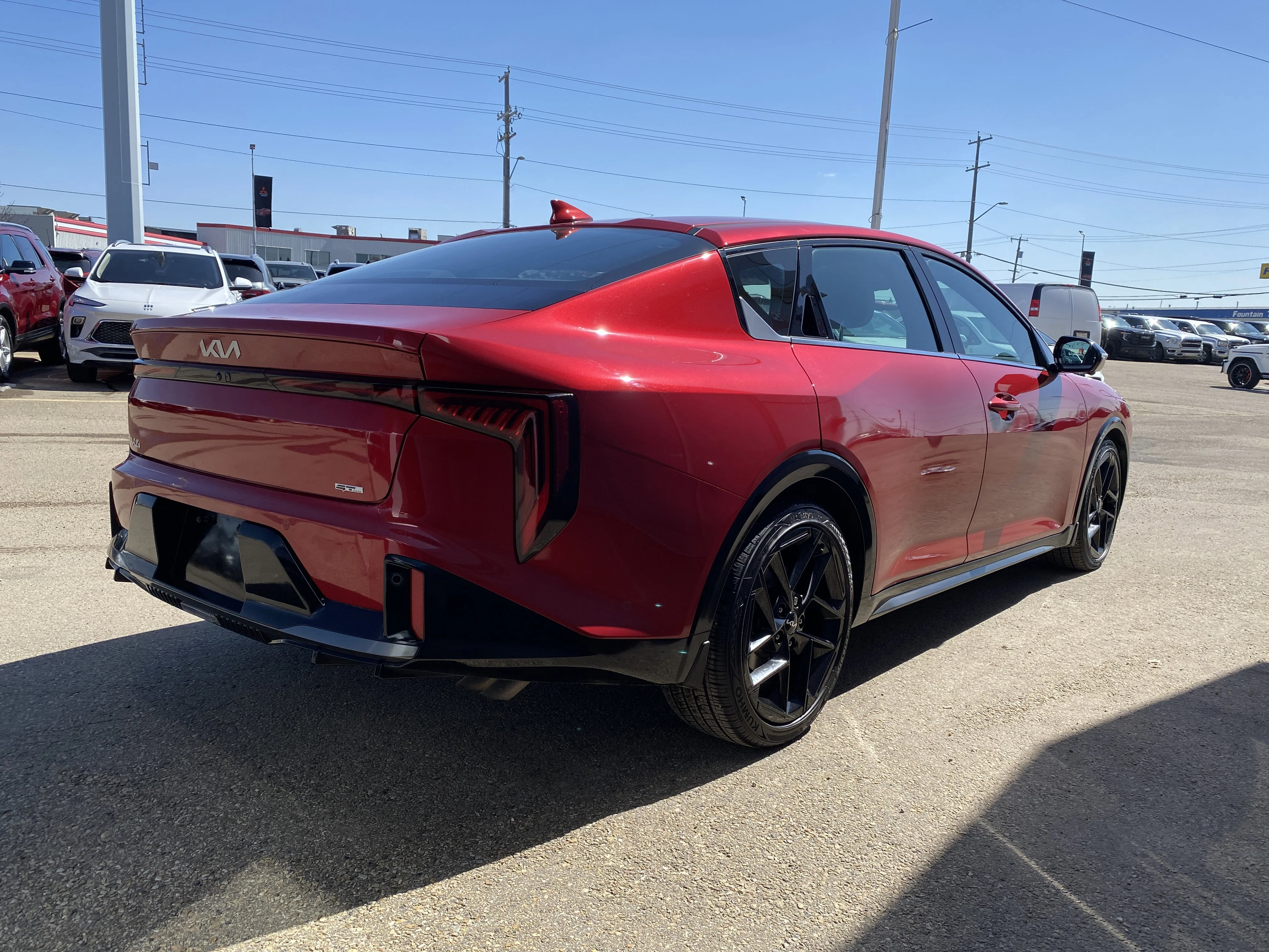 Certified Used 2025 Red Kia GT-Line Turbo * SUNROOF * NAVIGATION * TWO TONE INTERIOR * image 5