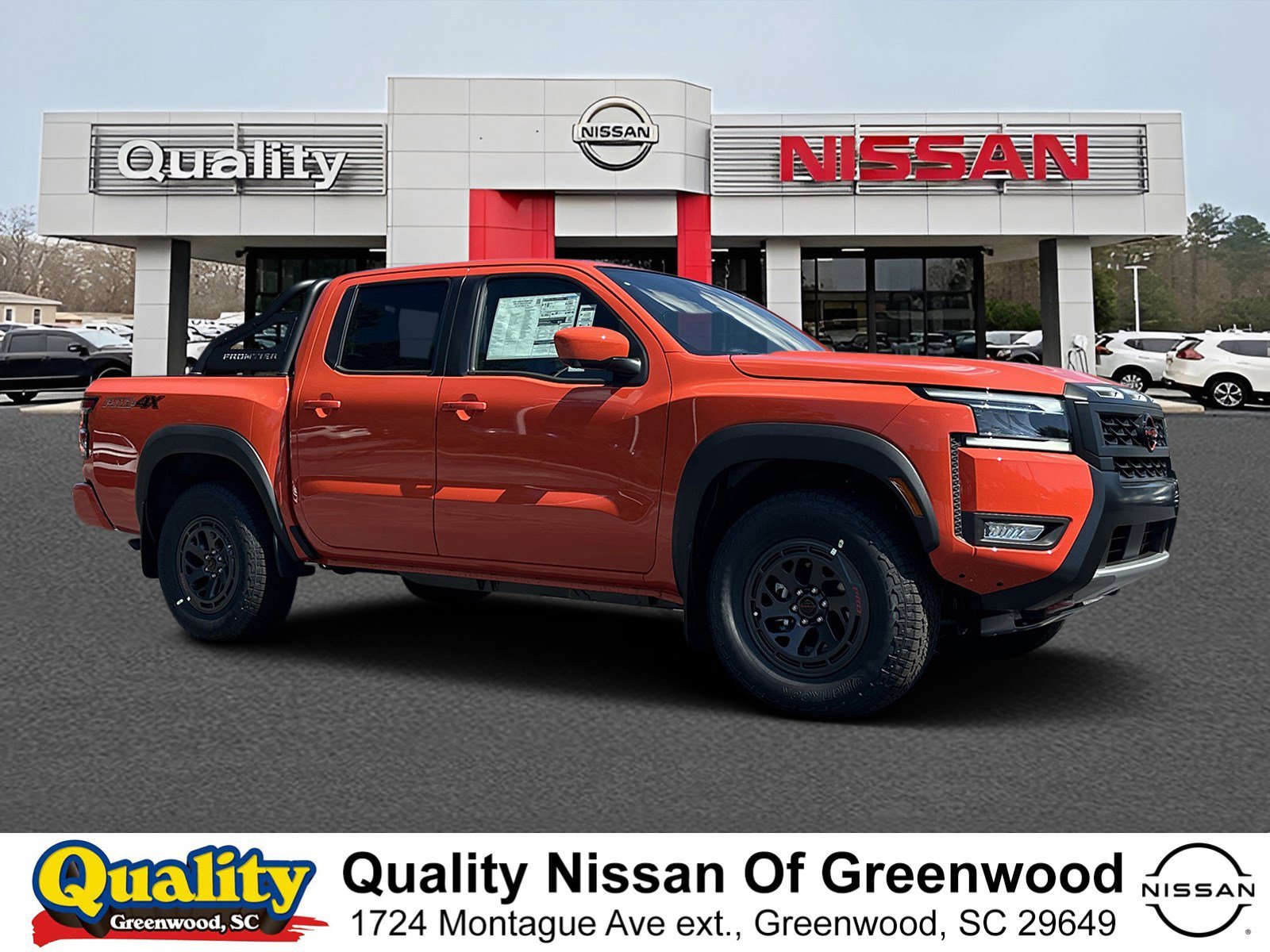 New 2025 Afterburn Orange Nissan PRO-4X image 1