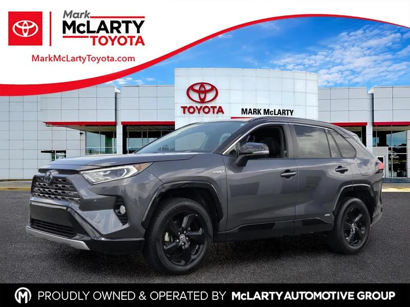 Used 2020 Magnetic Gray Metallic TOYOTA HYBRID XSE AWD image 1