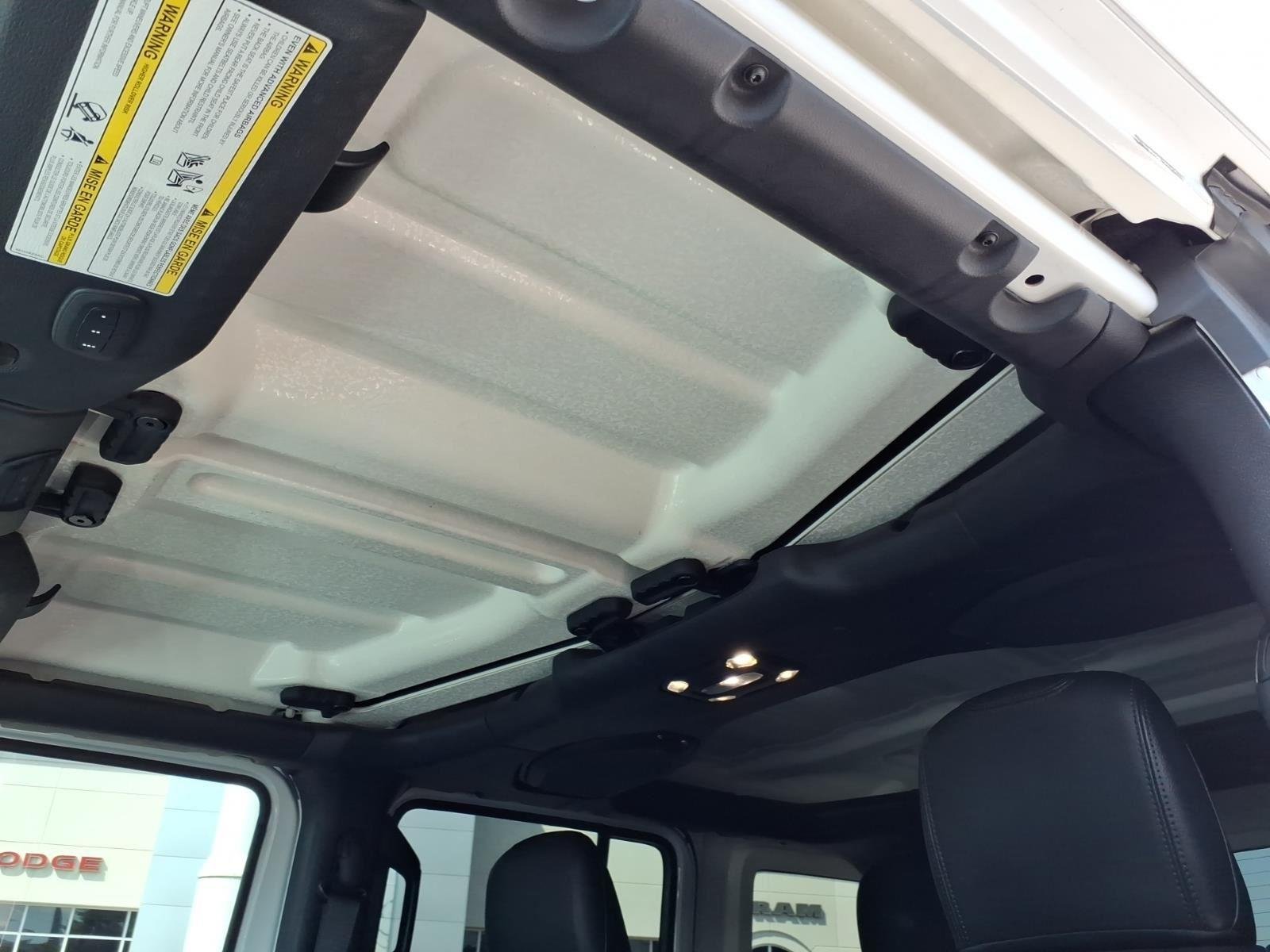 Used 2021 Bright White Clearcoat Jeep Unlimited Sahara image 6