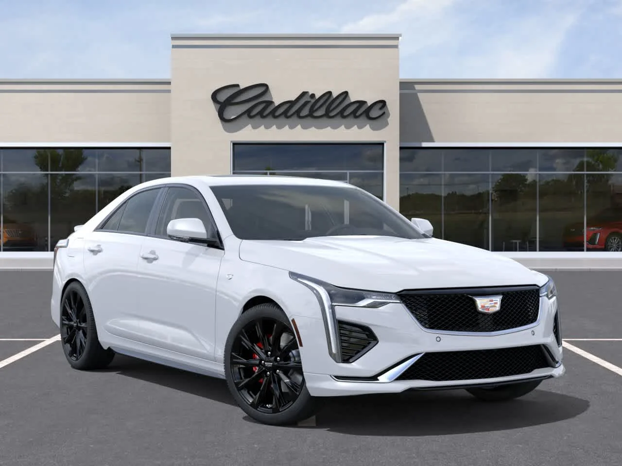 New 2026 Vibrant White Tricoat Cadillac Sport image 7