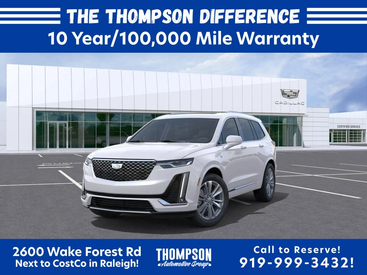 Used 2025 Crystal White Tricoat Cadillac Premium Luxury image 8