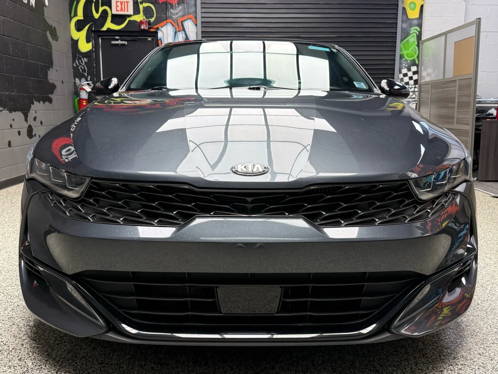Used 2021 Wolf Gray (c7s) Kia GT-Line image 2