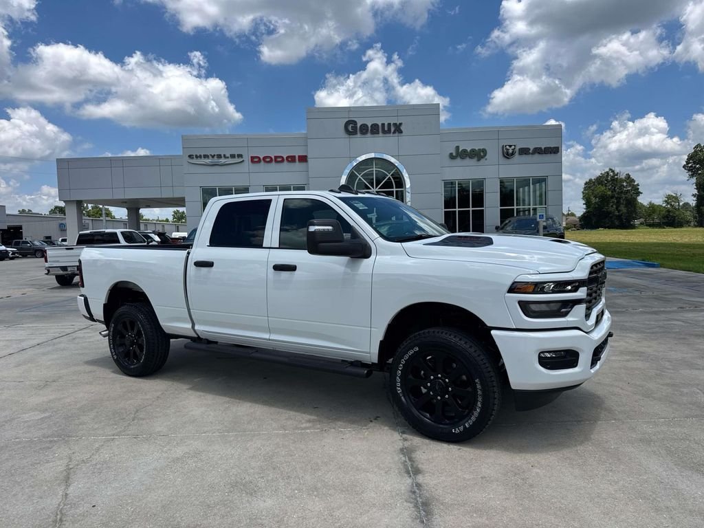 New 2026 Bright White Clear-Coat Exterior Paint RAM Black Express image 1