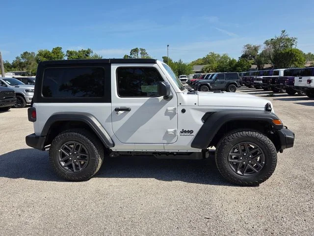 New 2026 Bright White Clear-Coat Exterior Paint Jeep Sport S image 8