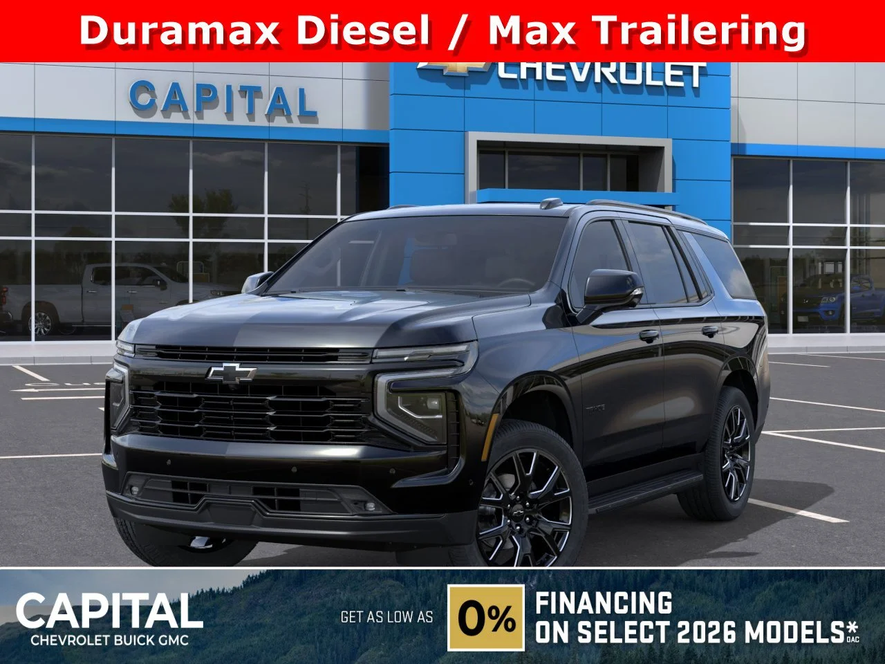 New 2026 Black Chevrolet RST image 1