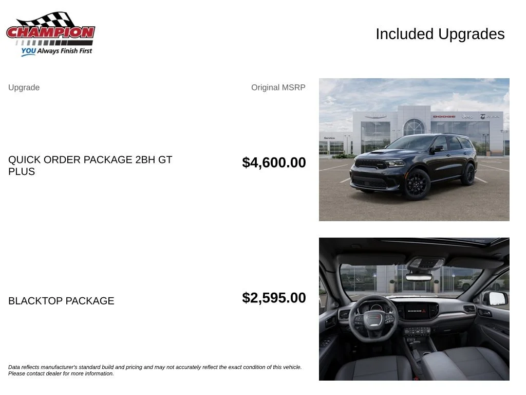 New 2026 Black Dodge GT Plus image 6