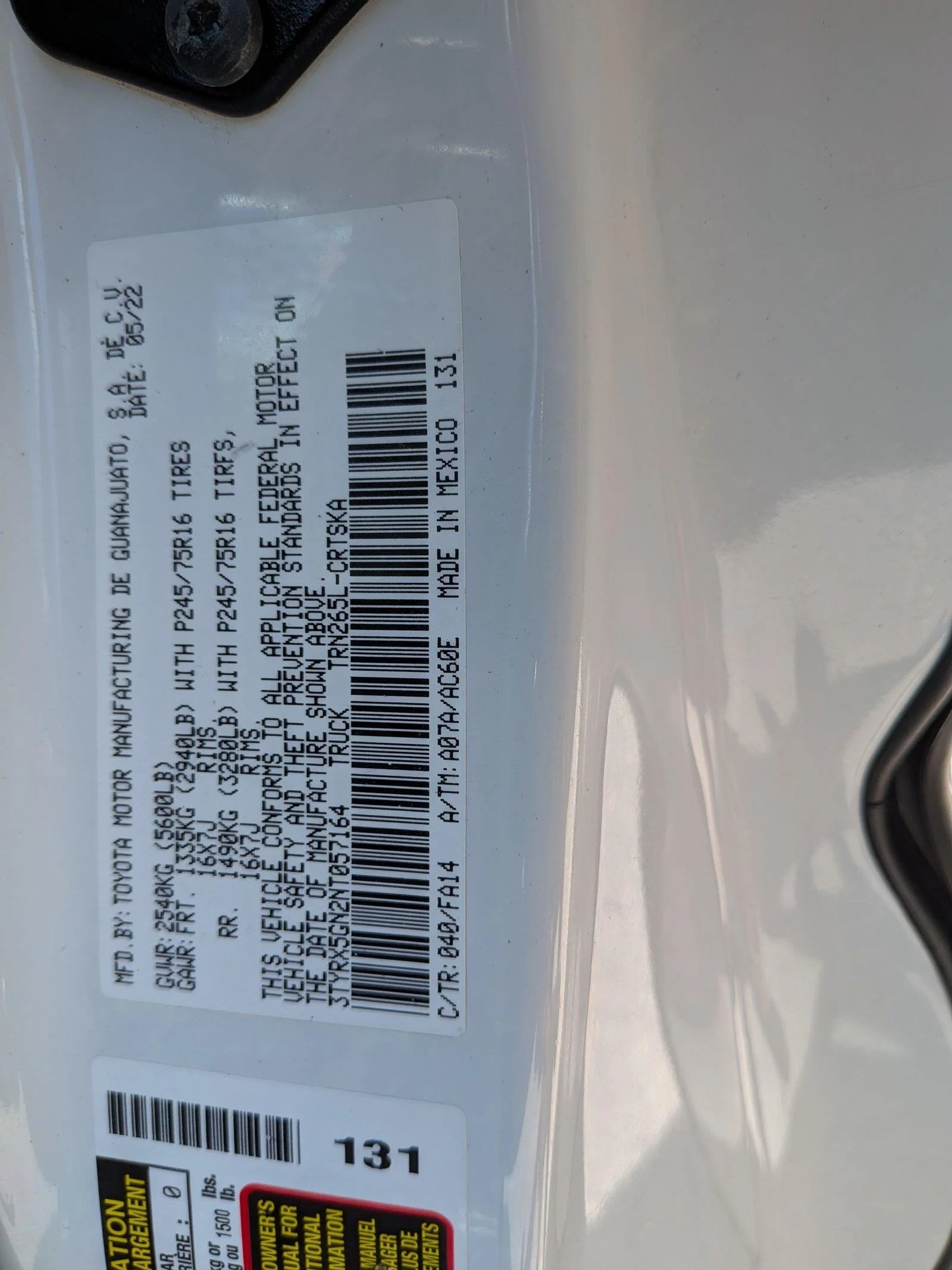 Used 2022 White Toyota SR image 42