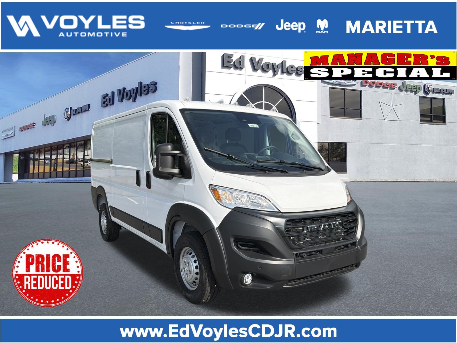 New 2026 Bright White Clearcoat RAM Low Roof image 1