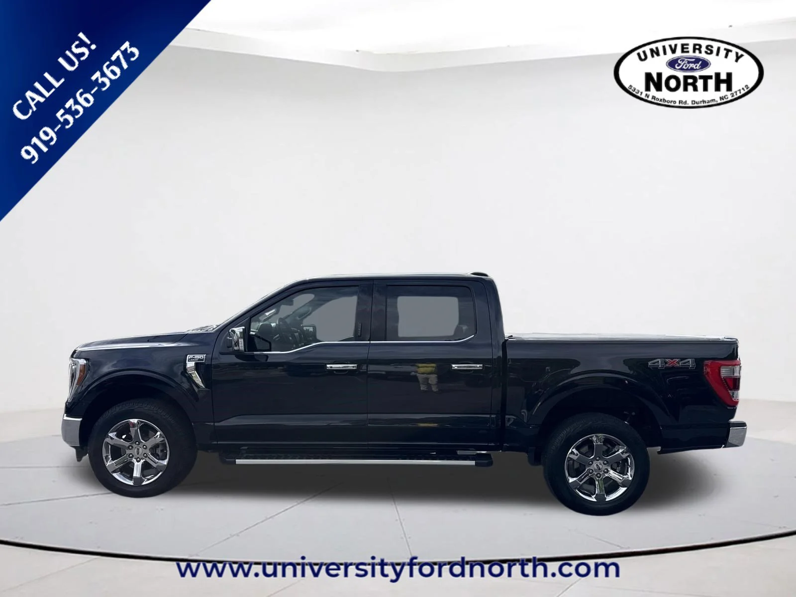 Used 2023 Antimatter Blue Metallic Ford LARIAT image 4