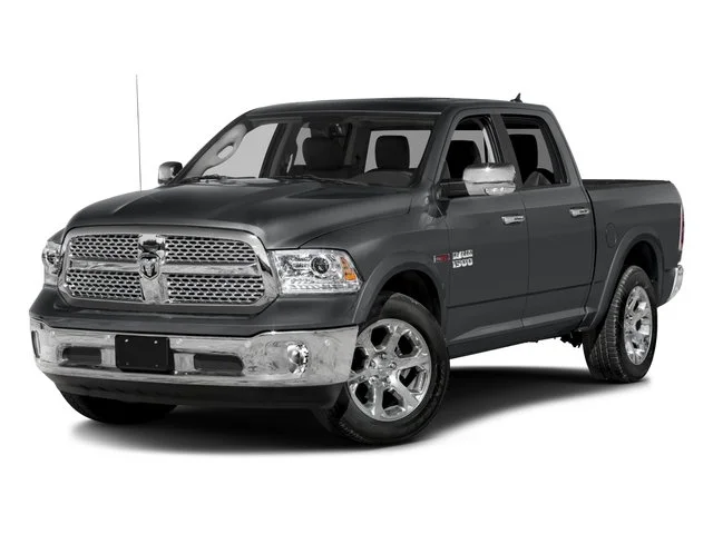 Used 2017 Brilliant Black Crystal Pearlcoat Ram Laramie image 1