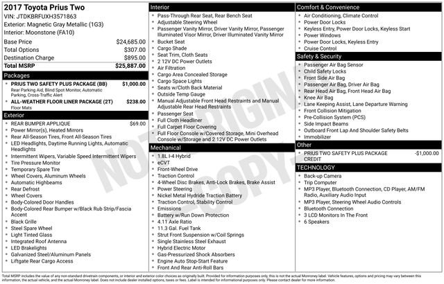 Certified Used 2017 Gray Toyota Two image 33