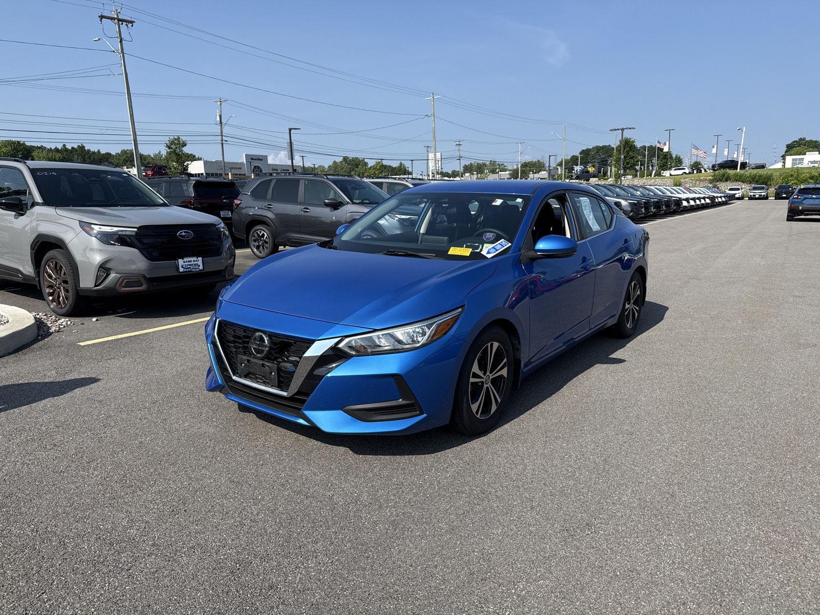 Used 2020 Electric Blue Metallic Nissan SV image 6