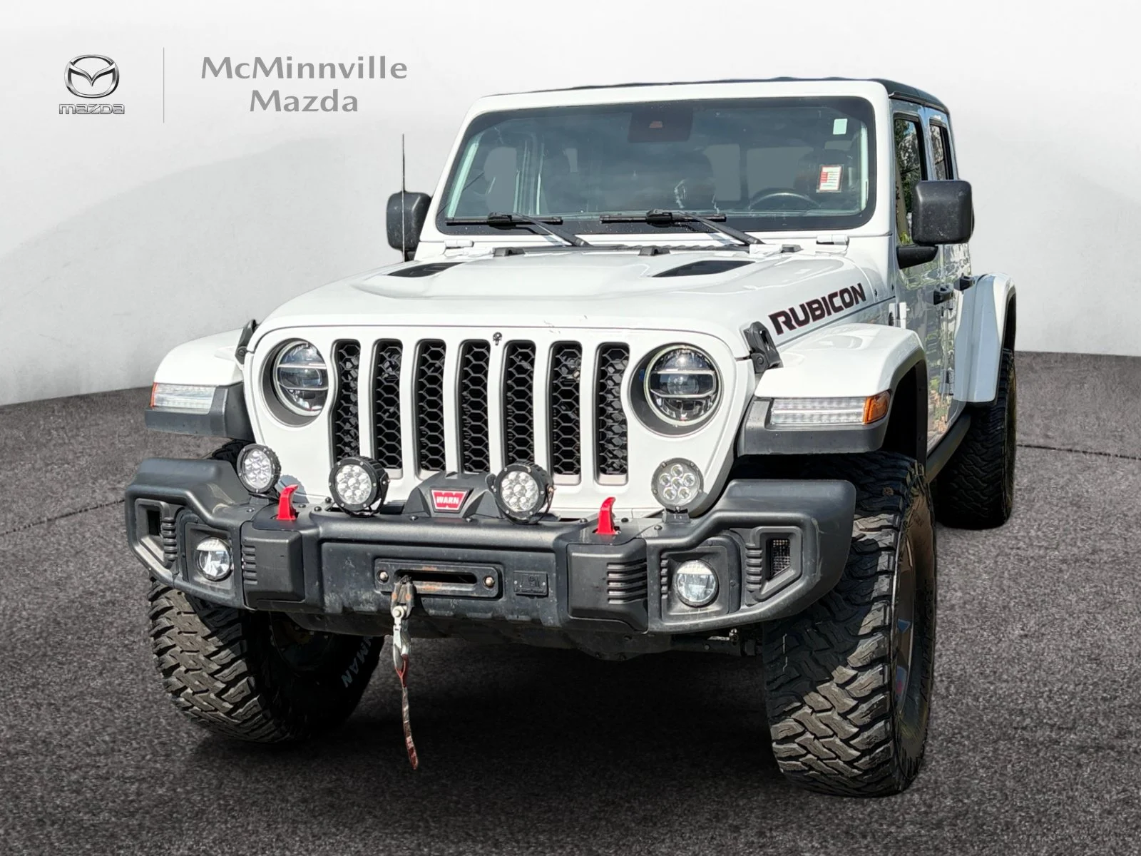 Used 2020 White Jeep Rubicon image 1