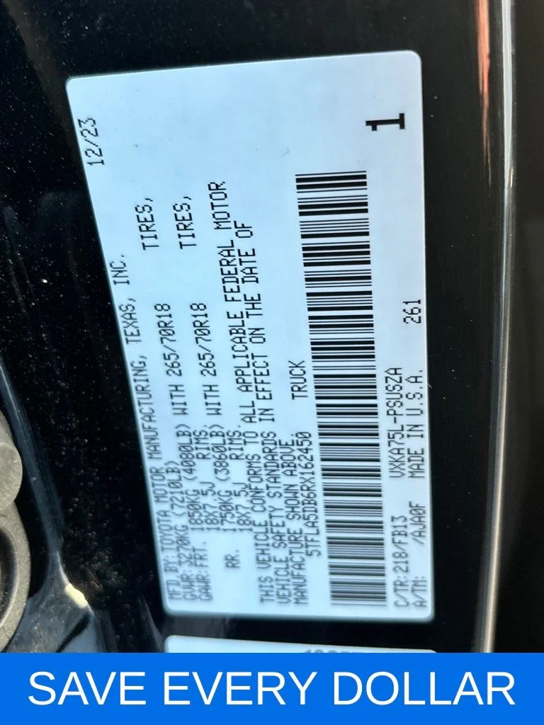 Used 2024 Black Toyota SR5 image 20