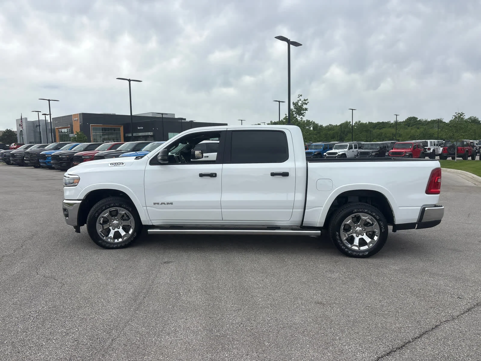 Used 2025 Bright White Clearcoat Ram Big Horn image 5