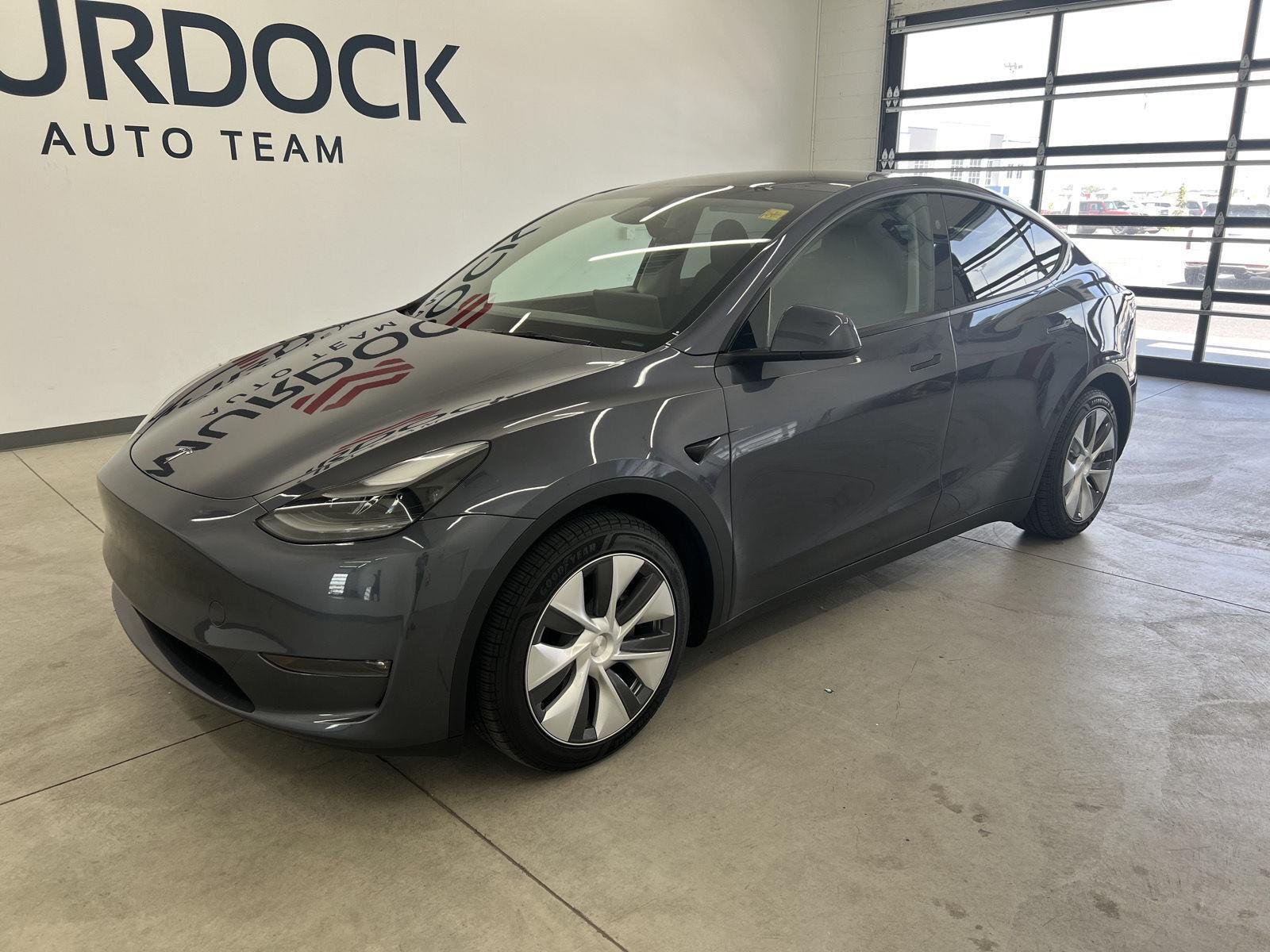 Used 2023 GRAY Tesla Long Range Dual Motor All-Wheel Drive image 6