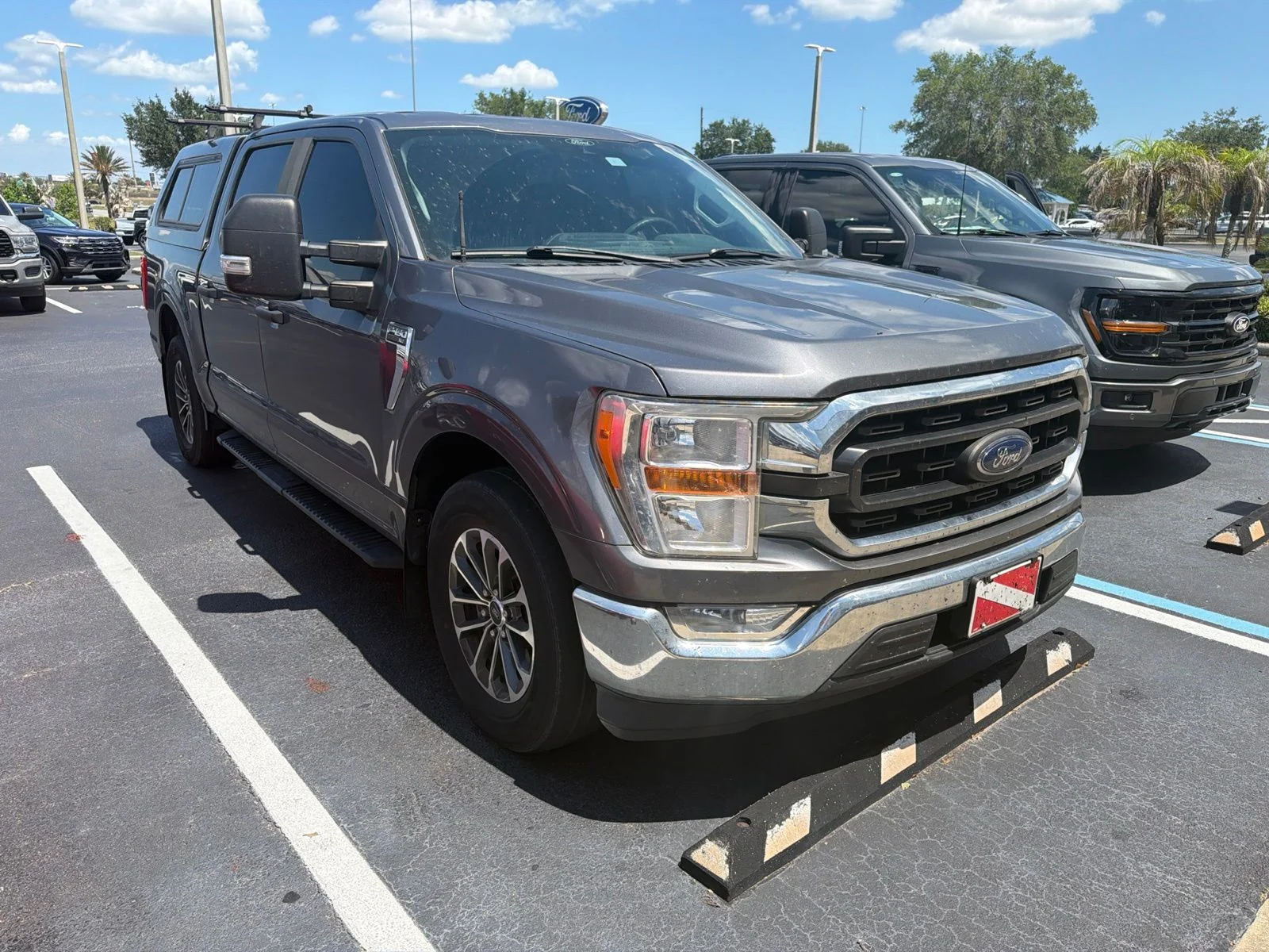 Certified Used 2021 Gray Ford XLT image 1