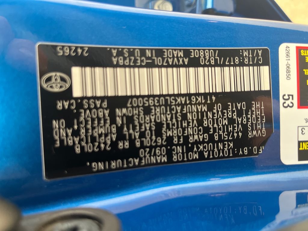Used 2020 Blue Toyota XSE image 28