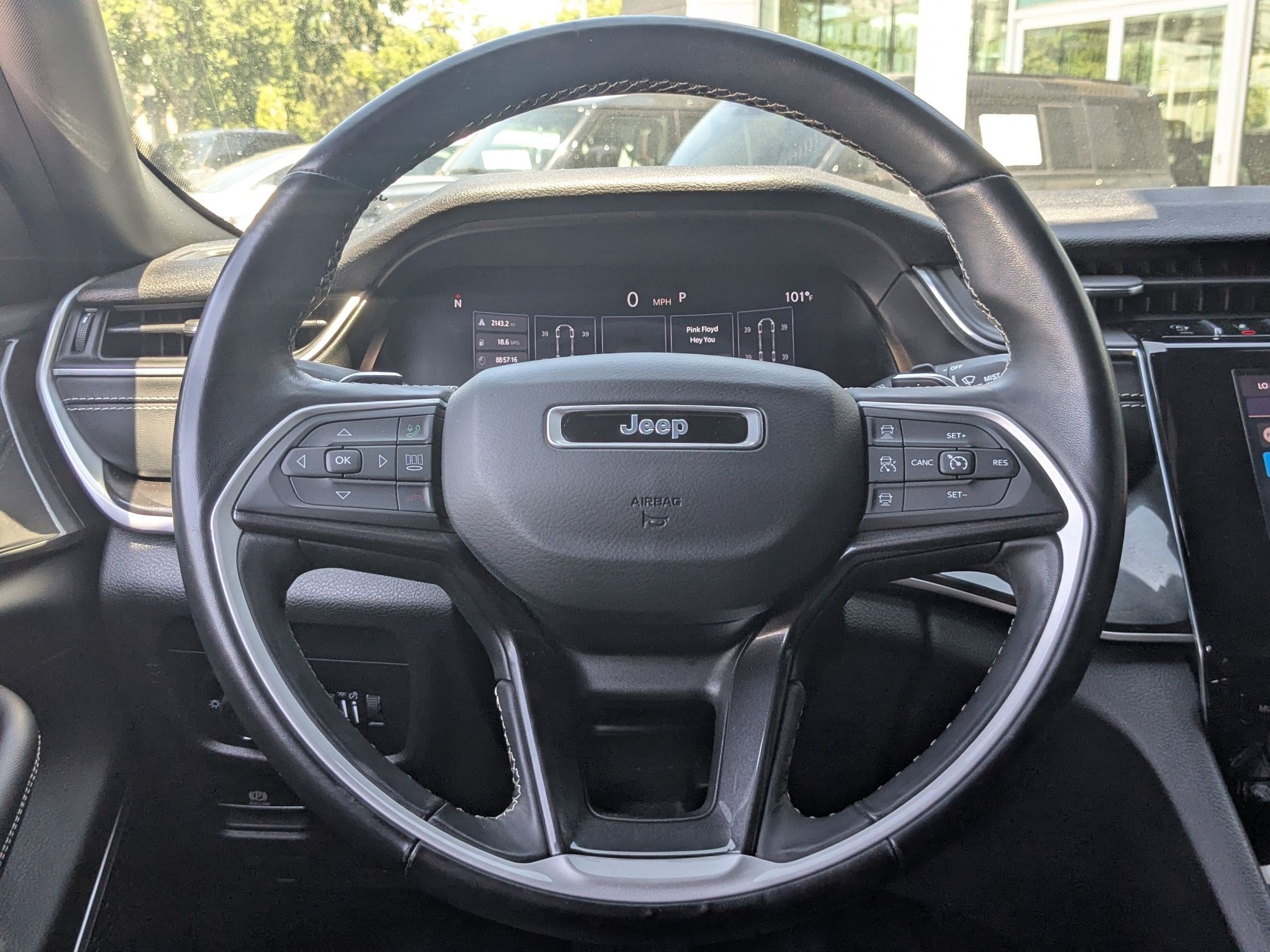 Used 2021 Bright White Clearcoat Jeep Altitude image 15
