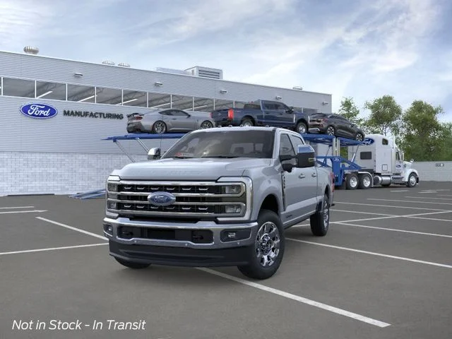 New 2026 Glacier Gray Metallic Tri-Coat Ford F-350® Lariat® image 2