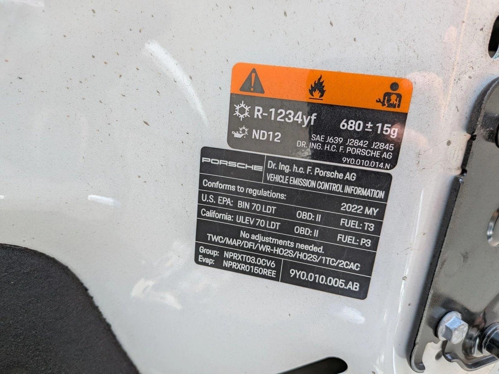 Used 2022 White Porsche Platinum Edition image 16
