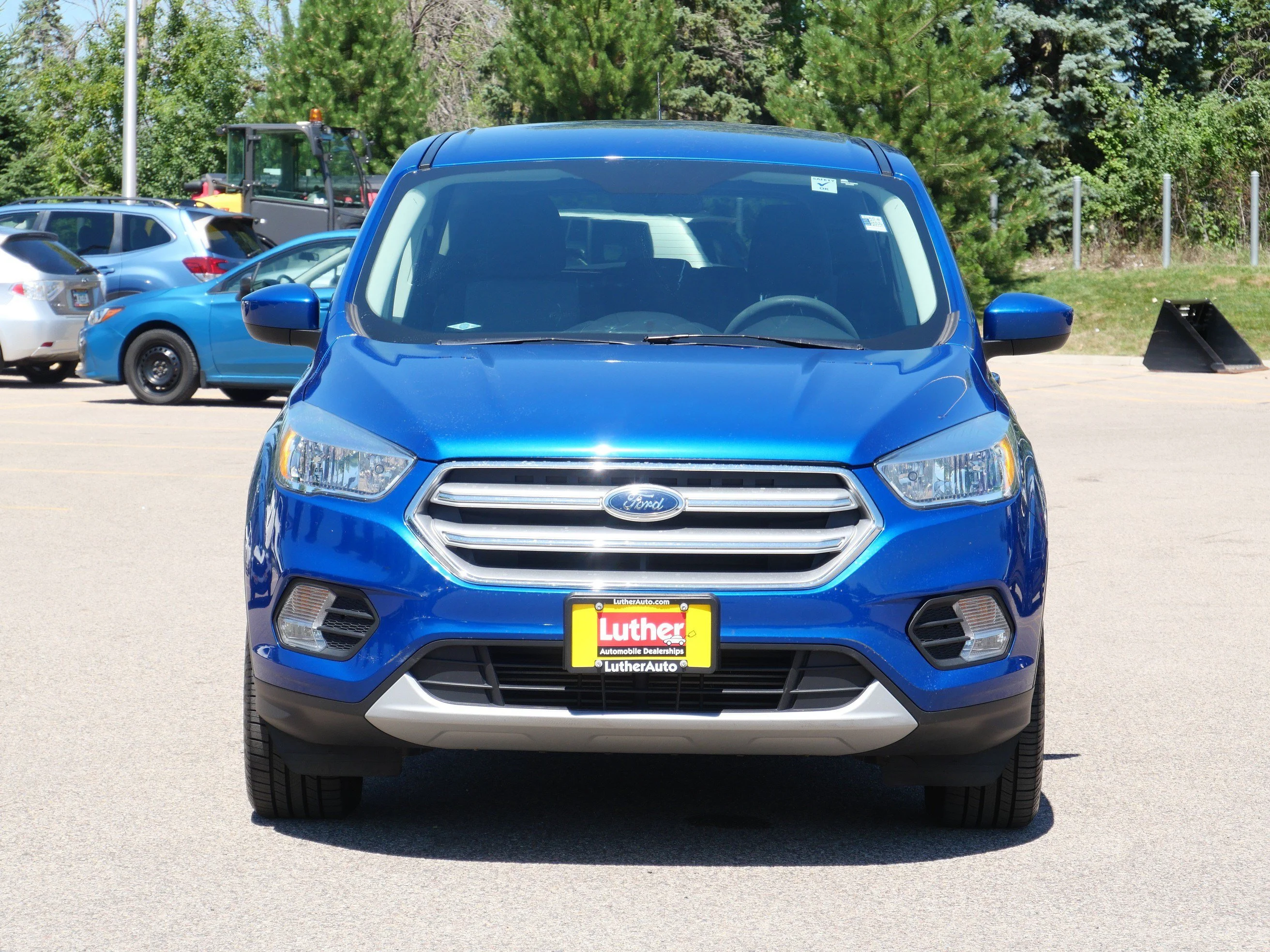 Used 2017 Lightning Blue Metallic Ford SE image 2