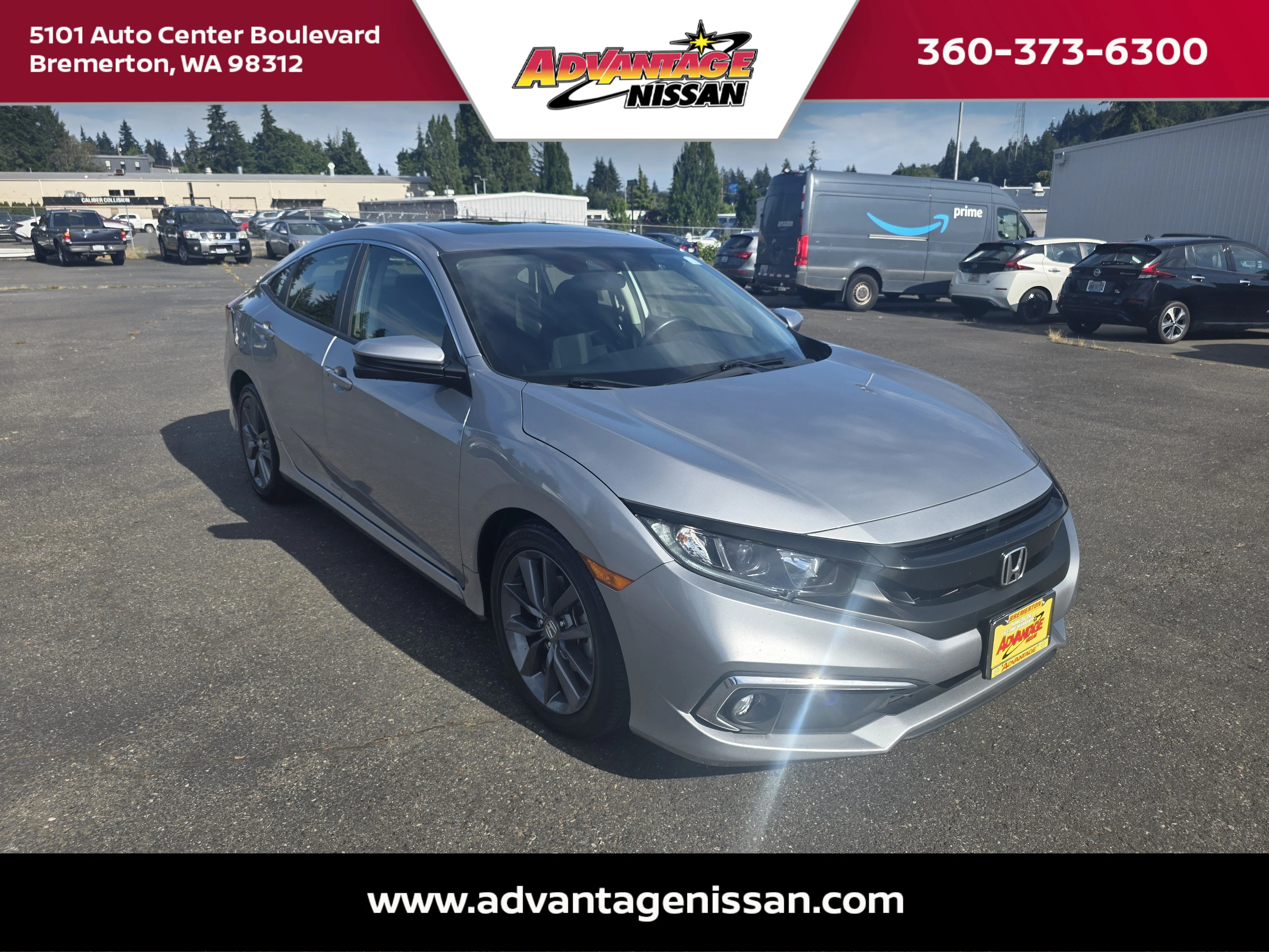 Used 2019 Silver Honda EX image 8