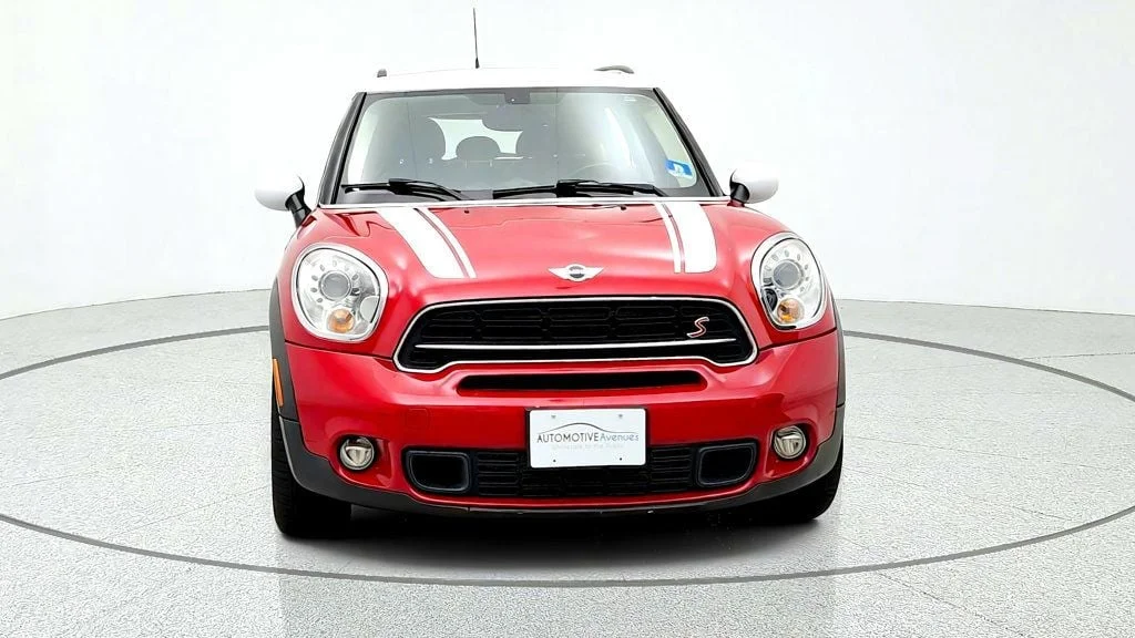 Used 2016 Chili Red MINI ALL4 w/ Steptronic Auto, White Roof & Bonnet Stripes image 2
