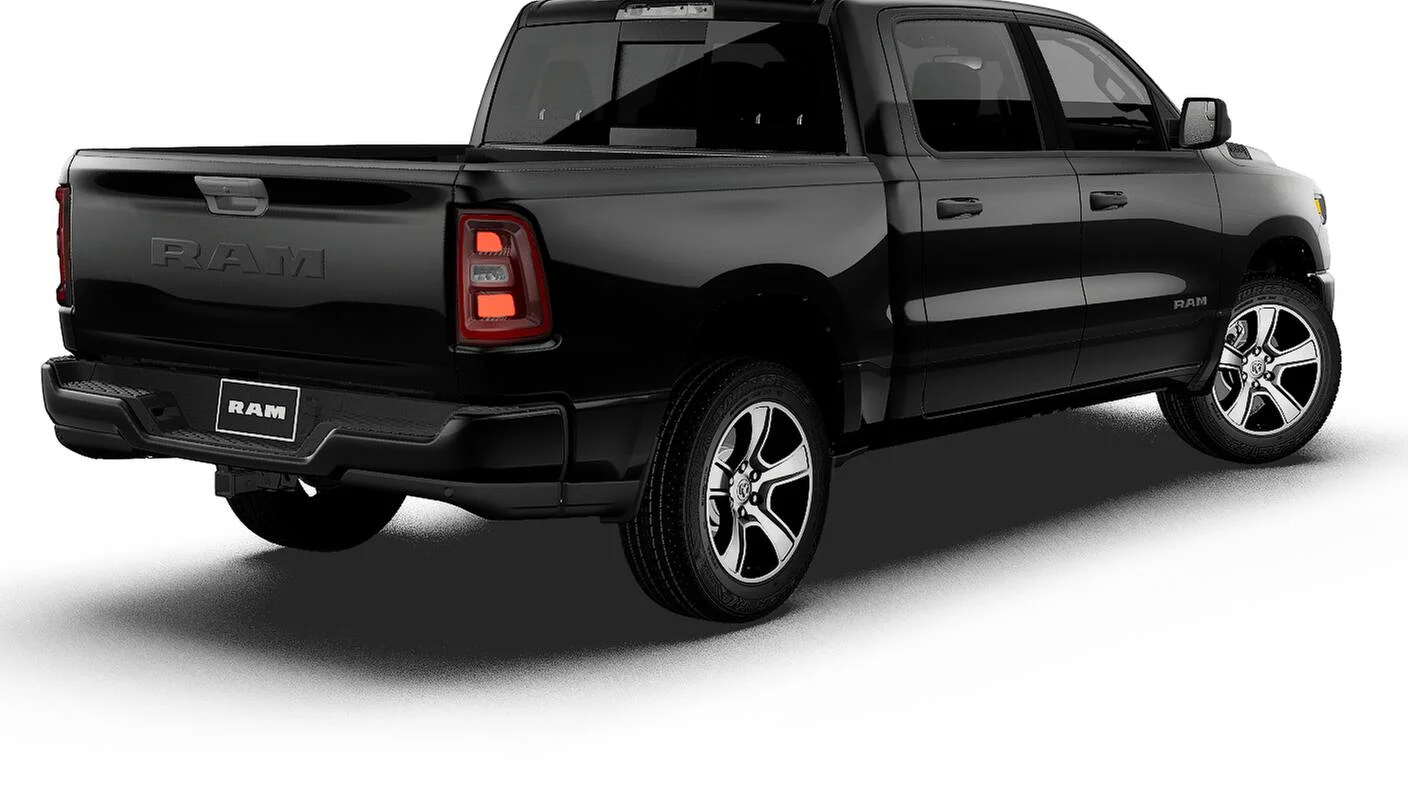 New 2027 Diamond Black Crystal Pearl-Coat Exterior Paint RAM Express image 2