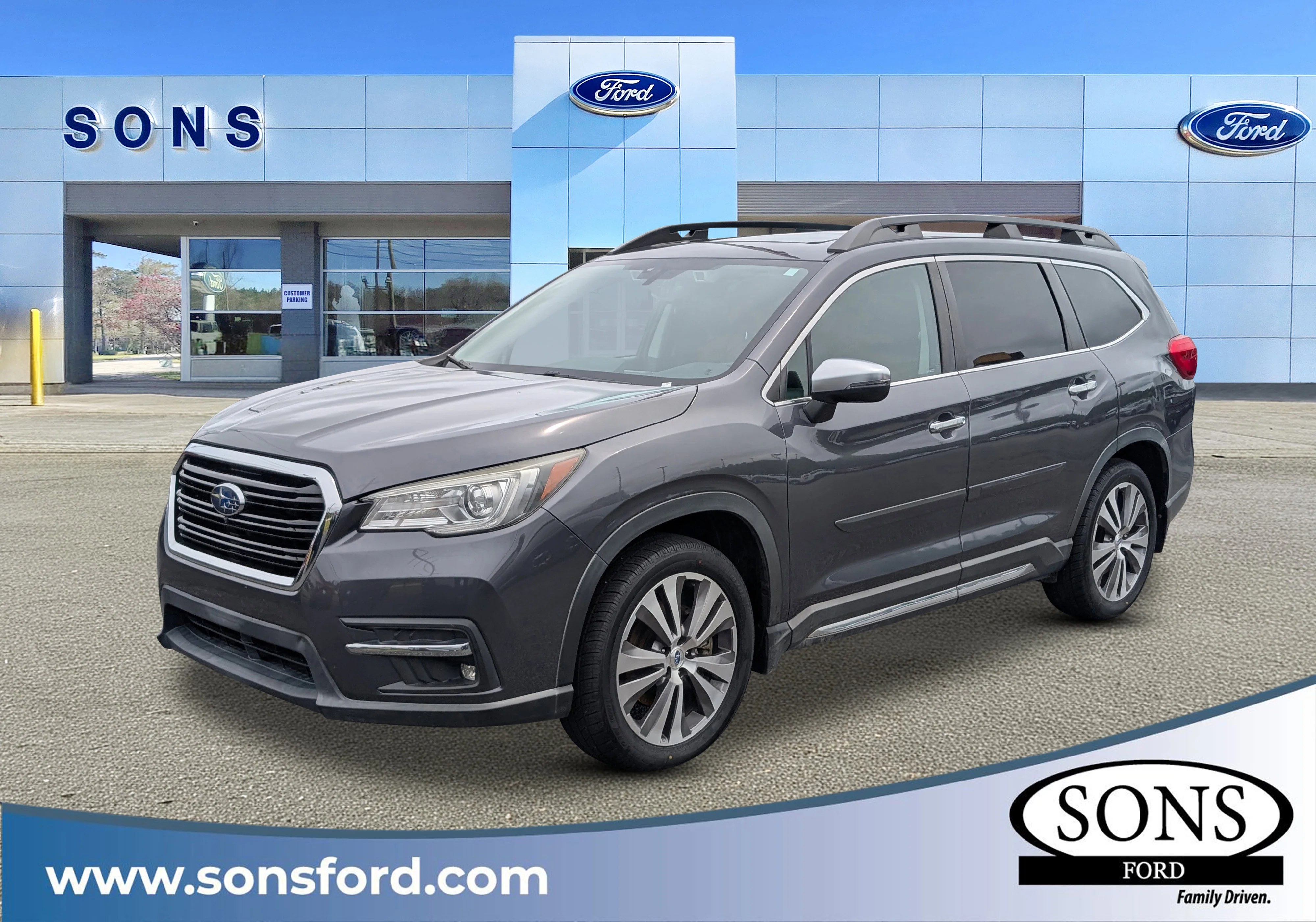 Used 2020 Magnetite Gray Metallic Subaru Touring image 1