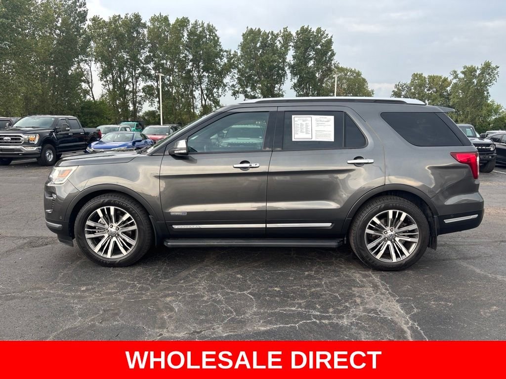 Used 2018 Ford Explorer Platinum with VIN 1FM5K8HT3JGB53747 for sale in Sidney, OH