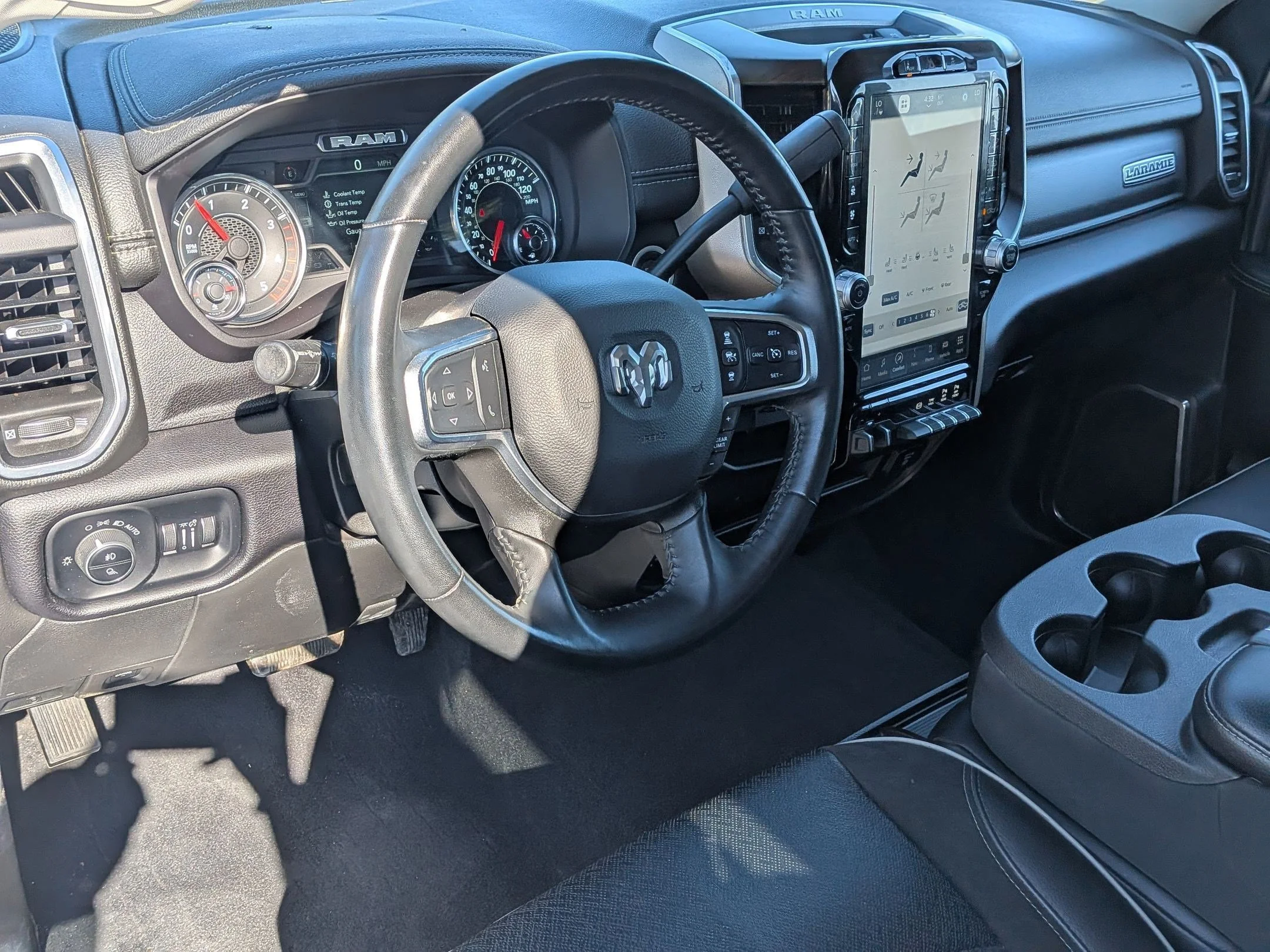 Used 2024 Bright White Clearcoat Ram Laramie image 10