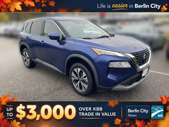 Used 2021 Caspian Blue Metallic Nissan SV image 1
