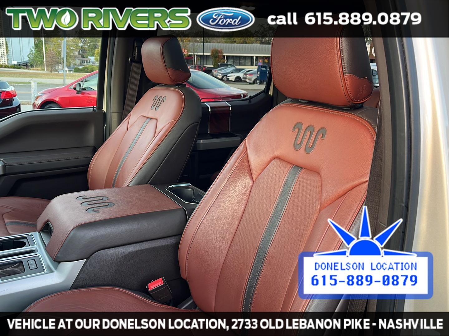 Used 2018 White Gold/Stone Gray Ford King Ranch image 22