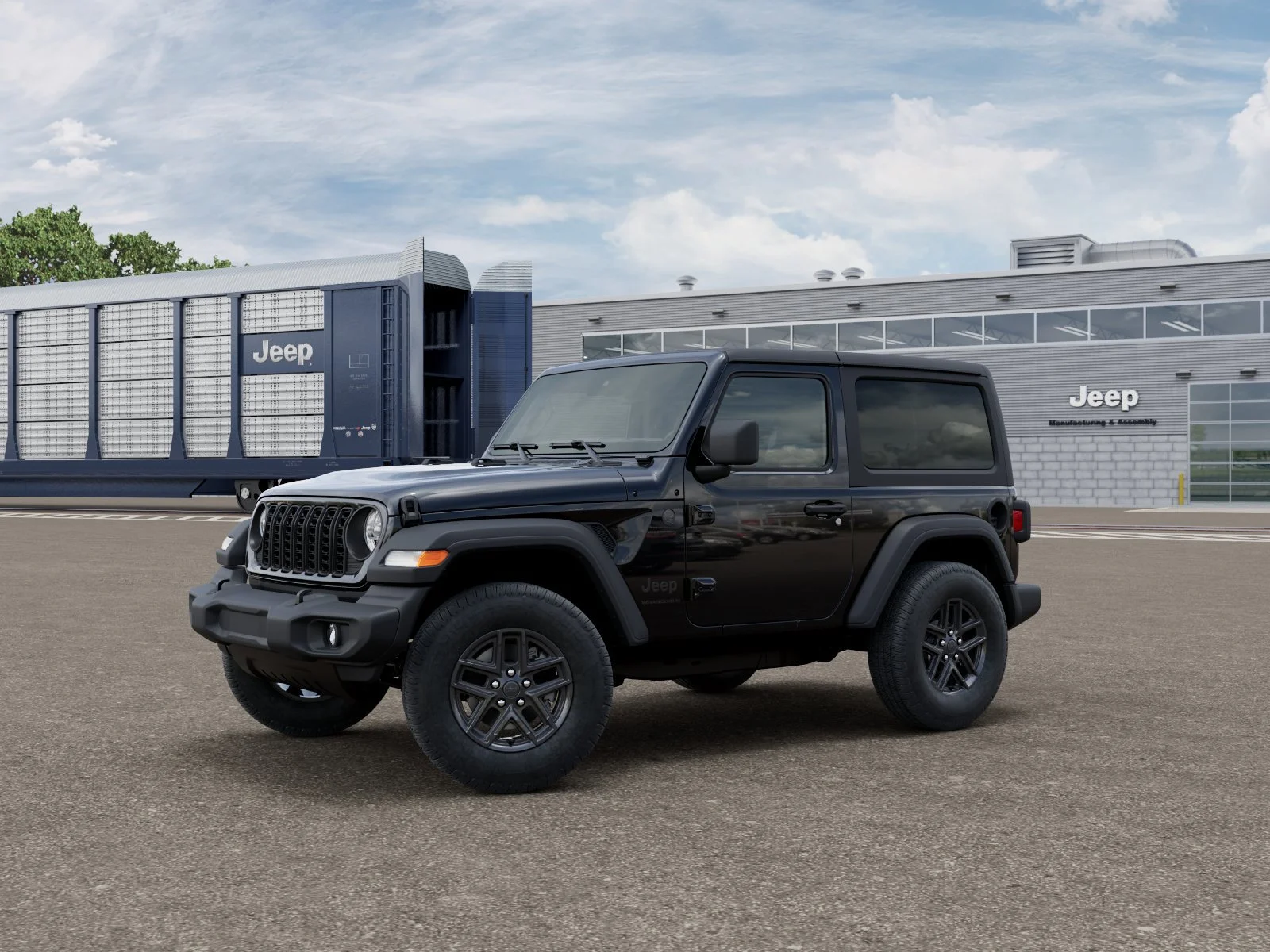 New 2026 Black Clear-Coat Exterior Paint Jeep Sport S image 2