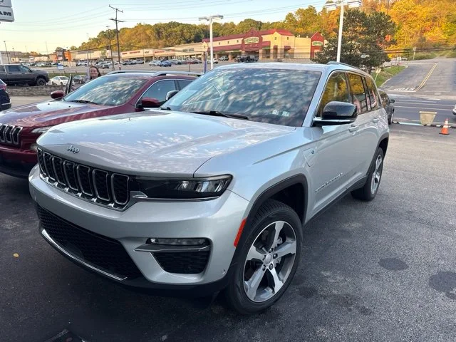 Certified Used 2023 Silver Jeep 4xe image 1