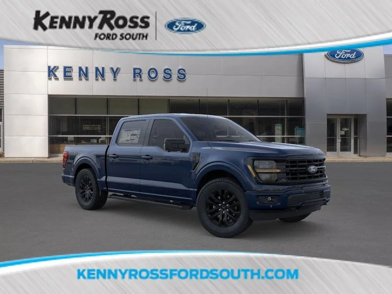 New 2026 Antimatter Blue Metallic Ford XLT image 1