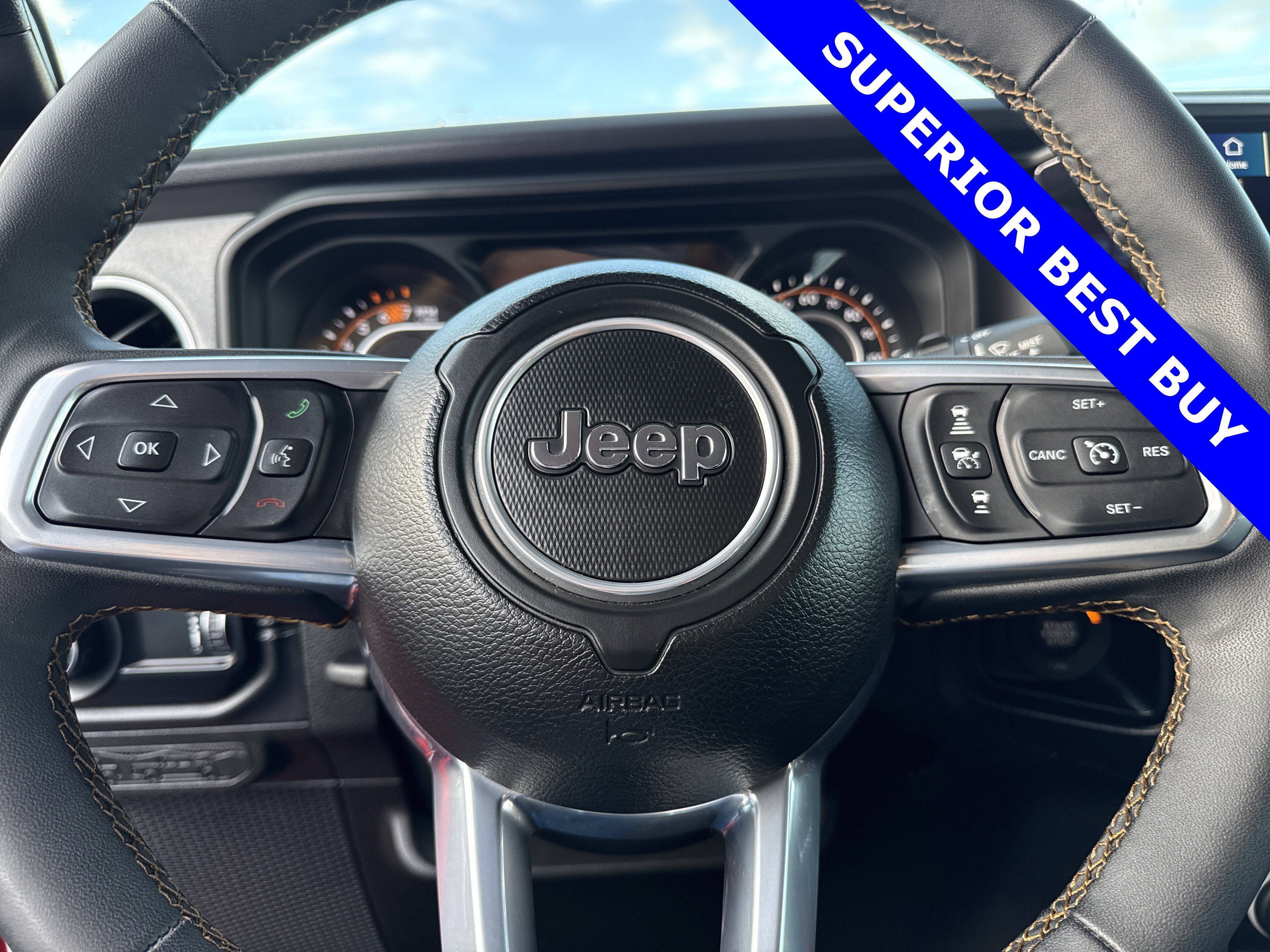 Used 2025 Firecracker Red Clearcoat Jeep Sahara 4WD image 18