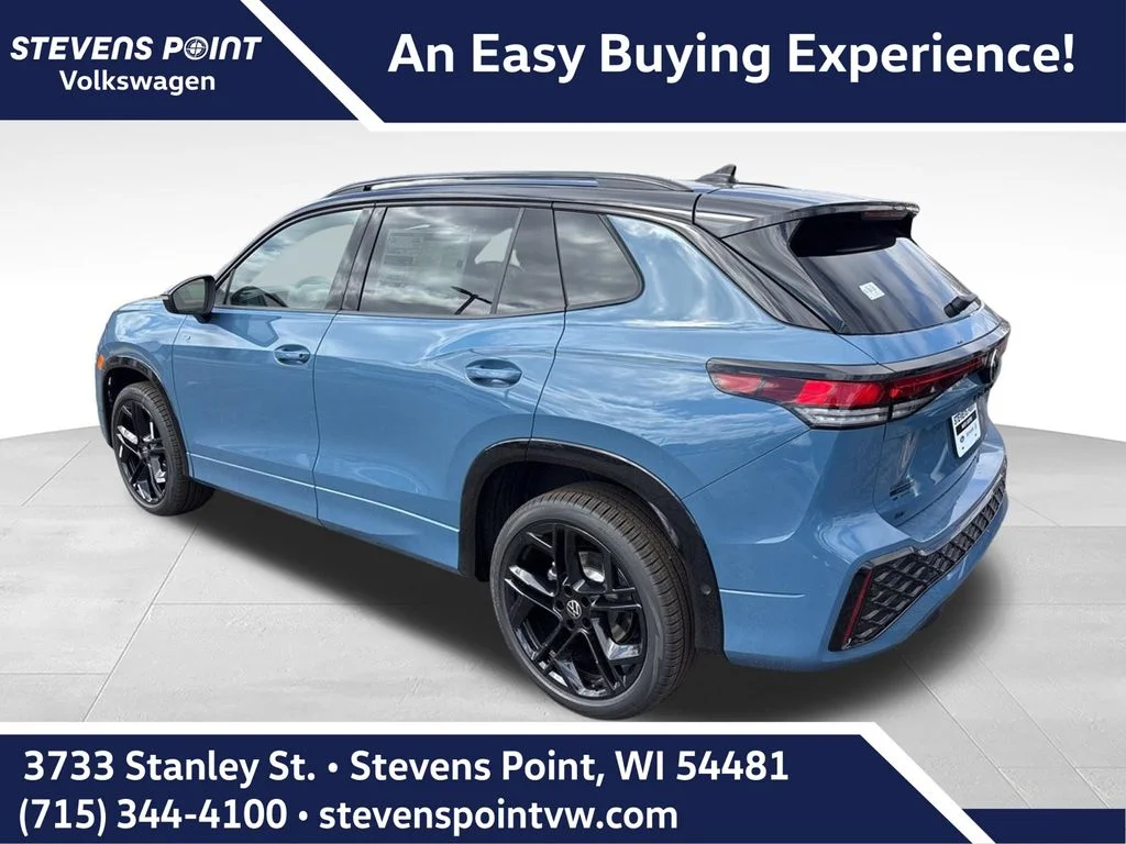 New 2026 Monterey Blue w/Deep Black Roof Volkswagen 2.0T SE R-Line Black image 3