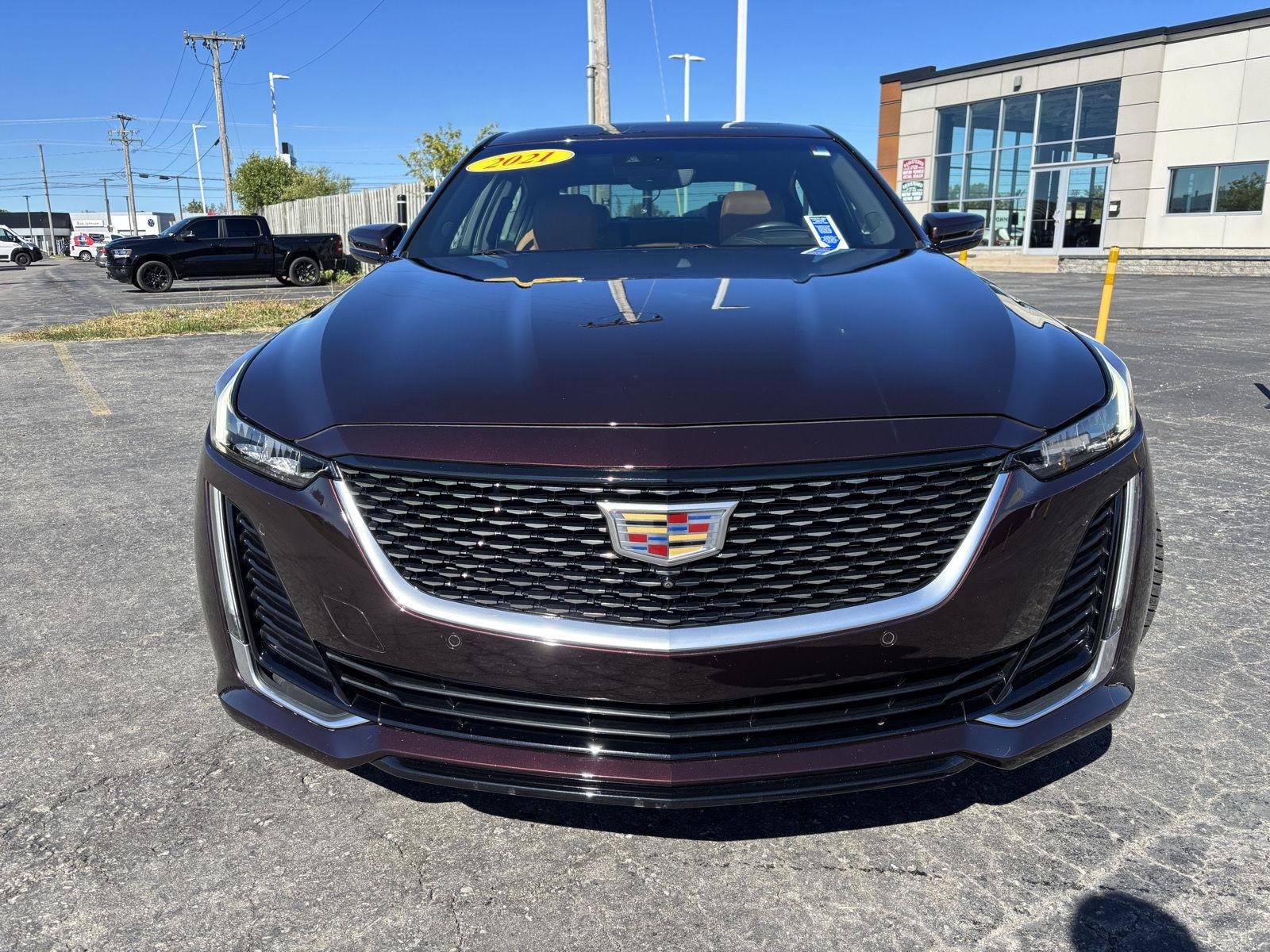 Used 2021 Garnet Metallic Cadillac Premium Luxury image 2