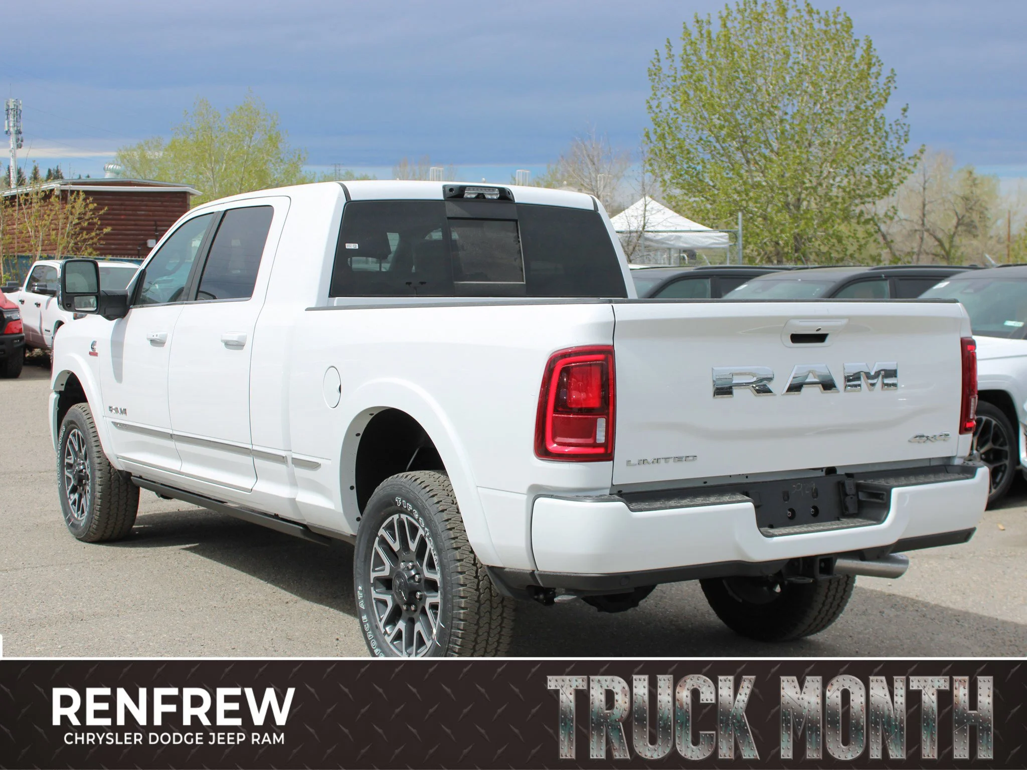 New 2025 White RAM Limited Mega Cab image 4